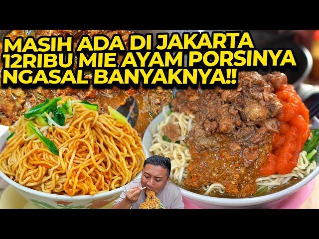 GEROBAKAN TANPA NAMA JUAL MIE AYAM BRUTAL 12RIBU DI JAKARTA!!!