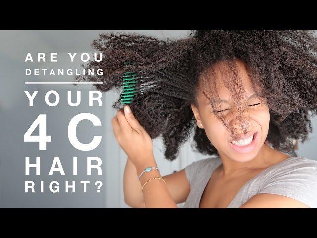 The Best Way to Detangle Type 4 Hair