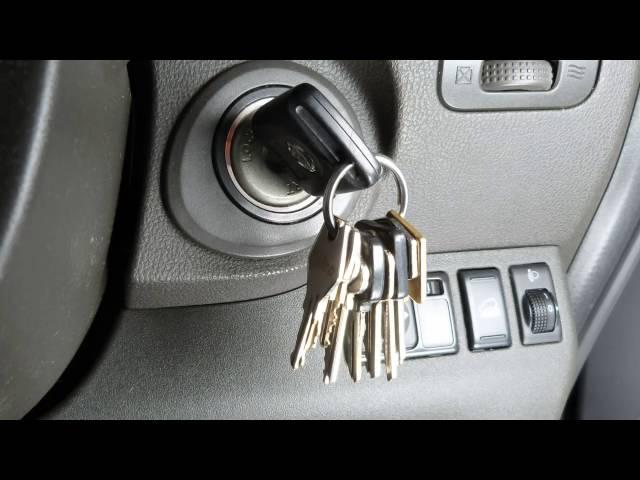 Car Start Up, Sound Effect, Put Key into Ignition, Start Engine