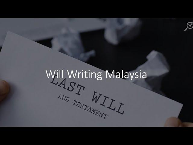 Will Writing Malaysia 2022