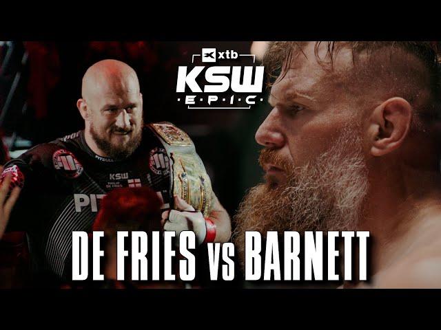 Phil De Fries vs. Josh Barnett | XTB KSW Epic Trailer