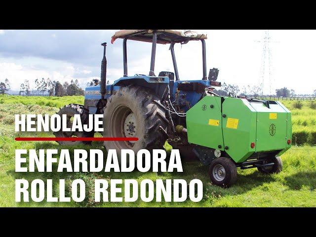 ENFARDADORA DE ROLLO PEQUEÑO | MINI HENOLAJE | Maquinaria Agrícola | Fardo de Heno | Enrolladora