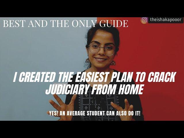 How to start preparing for JUDICIARY from your home TODAY?| EASIEST GUIDE FOR JUDICIARY ASPIRANTS