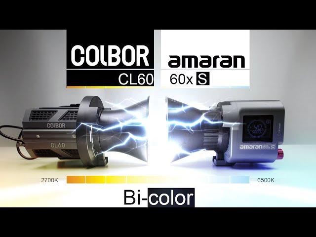 COLBOR CL60 vs. Amaran 60X s - Bi COLOR COB LIGHT - REVIEW