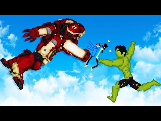 We Smash the Hulk with the Hulkbuster in People Playground!