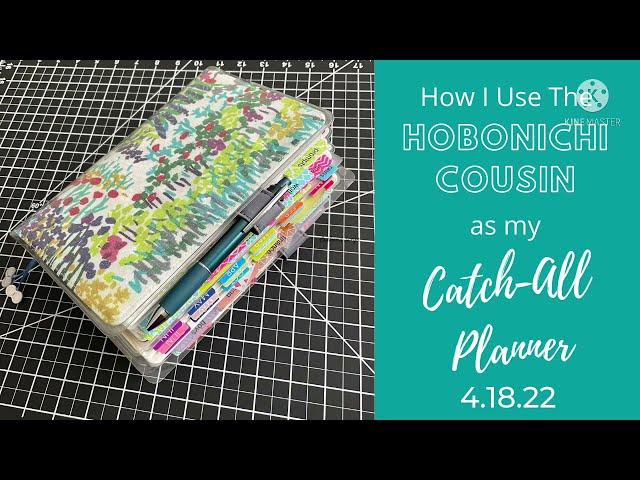 How I Use My Hobonichi Cousin as a Catch-All Planner | 4.18.22 | Functional Planning