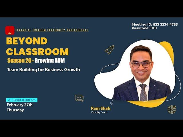 Beyond Classroom session on Team Building for Business Growth