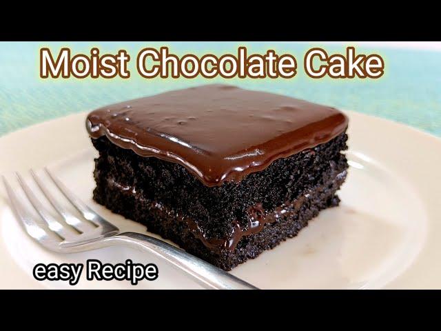 World most easiest moist chocolate cake recipe | chocolate cake recipe