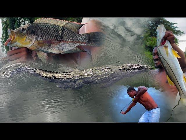 DANGEROUS CROCODILE HUNTING SLINGSHOT spearfishing snook sandwich