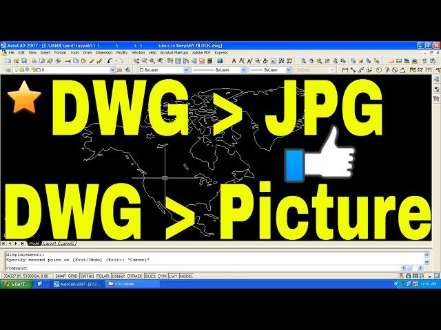 Convert AutoCAD DWG to JPG high resolution | AutoCAD Printing to JPG, JPEG or PNG Picture FREE