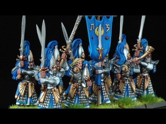 How to paint High Elf Swordmasters from Island of Blood? Warhammer Fantasy Battle painting tutorial