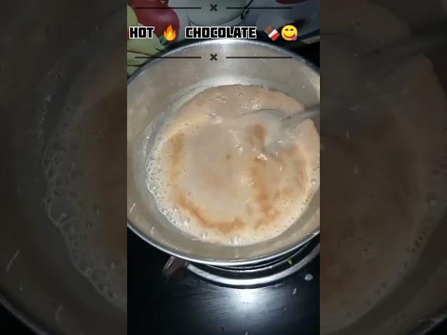 Hotchocolate recipe। choclate recipe #youtubeshorts #shortsfeed #Anjali'sRecipe #chocolate
