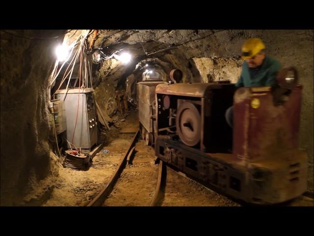 Die Feldbahn unter dem Schlossberg von Graz.