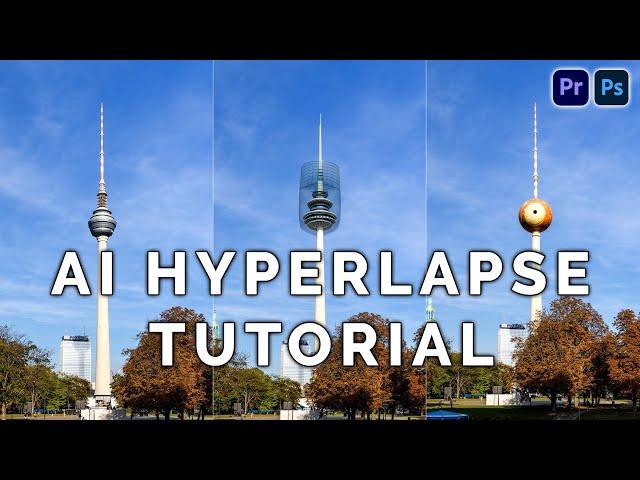 VIRAL AI HYPERLAPSE Tutorial | Photoshop & Premiere Pro