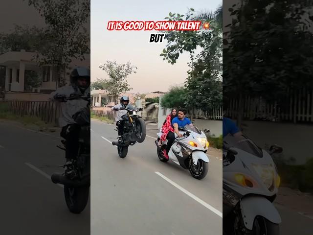 Wrong number lag gaya aj inka#farazstuntrider #bikers #superbikes #hayabusa