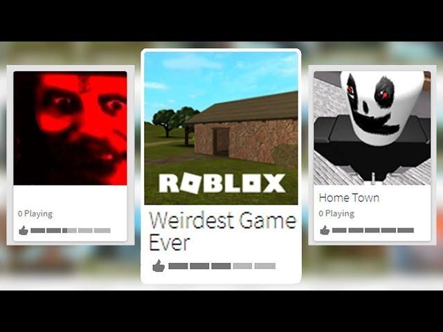 Exploring The Weird Side of Roblox