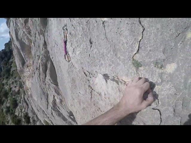 Climbing Toast (6b) in El Chorro - Spain