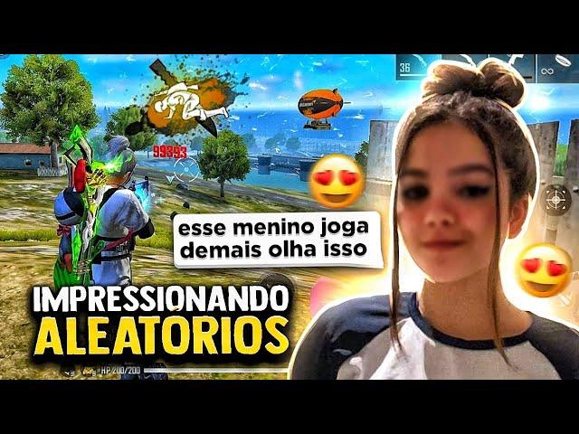 IMPRESSIONEI UMA GAROTA NA RANQUEADA E ELA SE APAIXONOU PELA MINHA JOGABILIDADE  - FREE FIRE SMITH