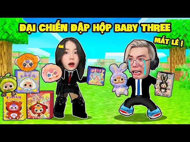 SAMMY VÀ PHONG CẬN ĐẠI CHIẾN  ĐẬP HỘP BABY THREE TRONG ROBLOX