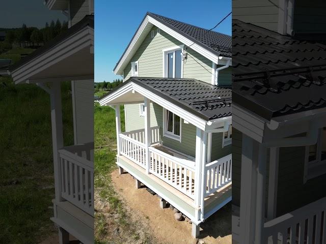 Каркасный дом под ключ #каркасныйдомподключ #строительство #загородныйдом #каркасные_дома