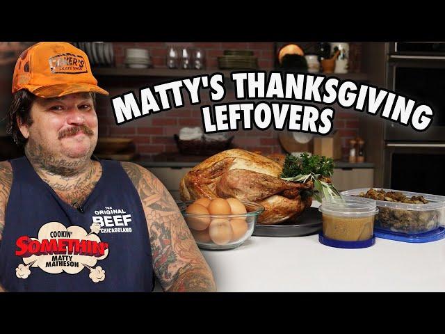 Fried Turkey & Stuffing Cakes | Cookin' Somethin' w/ Matty Matheson