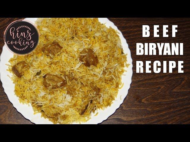 Beef Biryani Recipe (Pakistani - Muslim Style) - How to Make Beef Biryani by Hinz Cooking