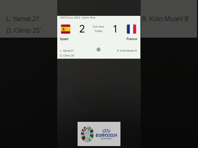 Spain Vs France UEFA European Cup EURO CUP 2024 Euro #euro #europeanfootball #eurocup #spain SPA