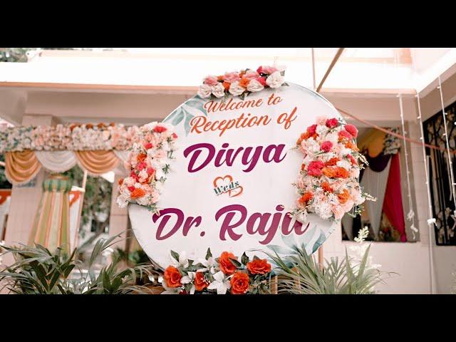 DIVYA weds Dr.RAJU Cinematic Reception Highlights by-Raj Creations