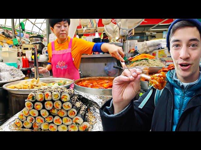 30 Korean STREET FOODS Across South Korea!! SEOUL Kimbap, BUSAN Stew + GANGNEUNG Fried Chicken!