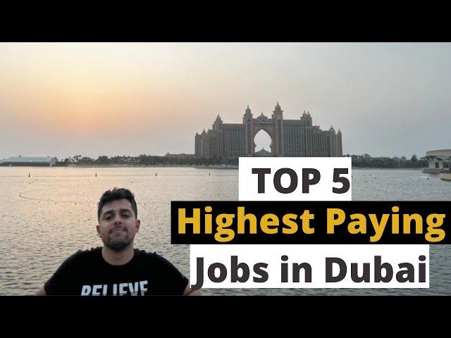 Top 5 Highest Paying Jobs in Dubai for Freshers IN 2022