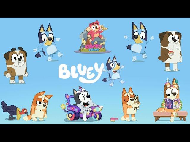 Bluey End Credits Compilation Season 2 Disney Junior Cartoon