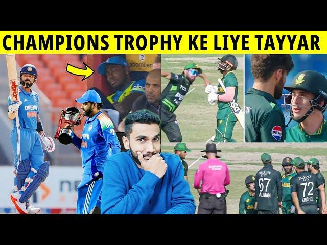 SHAHEEN VS BREETZKE FIGHT IND VS ENG ODI | CHAMPIONS TROPHY