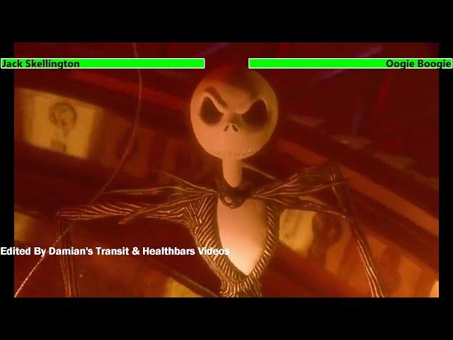 The Nightmare Before Christmas (1993) Final Battle with healthbars (Halloween Special)