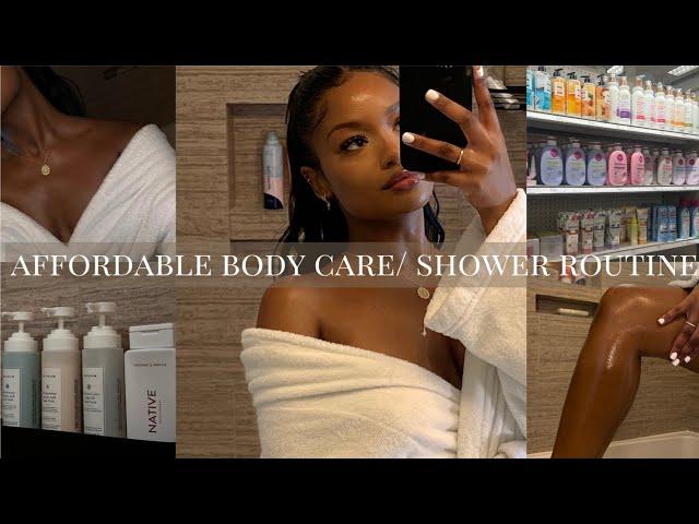 affordable shower/maintenance routine | body care only using target products