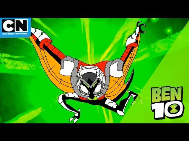 Ben 10 Reboot (Season 4) Omni-Kix Jetray Transformation Animation | Cartoon Network