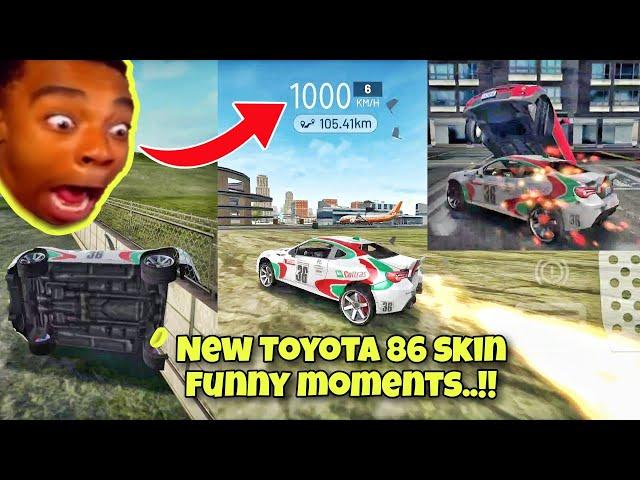New Angry Toyota 86 skinFunny moments Extreme car driving simulator