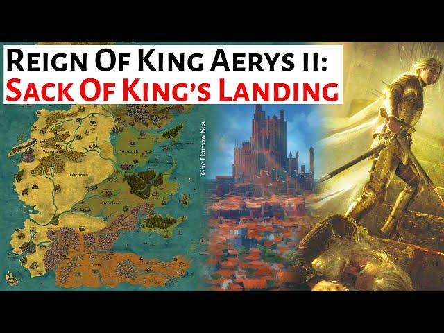 Sack Of King's Landing | House Of The Dragon History & Lore | King Aerys ii Robert's Rebellion