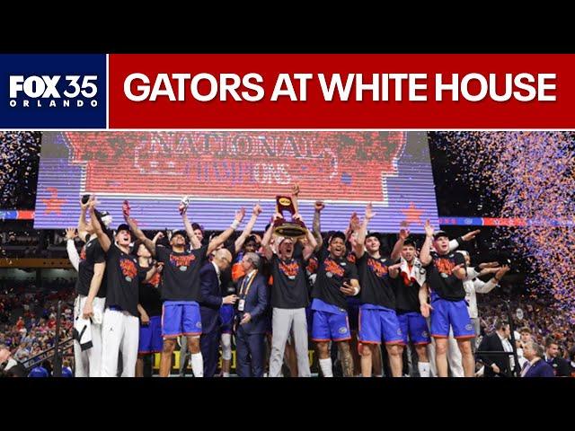 LIVE: President Trump hosts Florida Gators at White House