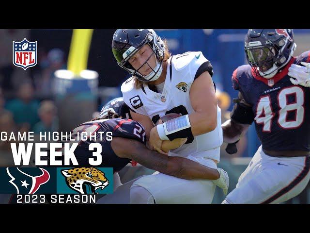 Houston Texans vs. Jacksonville Jaguars | 2023 Week 3 Game Highlights