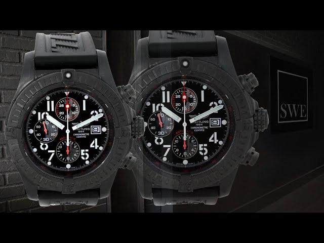 Breitling Aeromarine Super Avenger BlackSteel Limited Watch M13370 | SwissWatchExpo