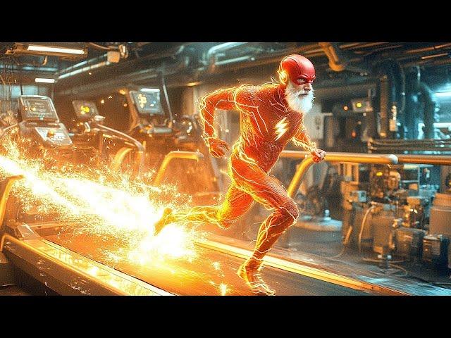 OLD FLASH gets TRAPPED on a TREADMILL and needs to RUN ENDLESSLY to generate ANTIMATTER ENERGY