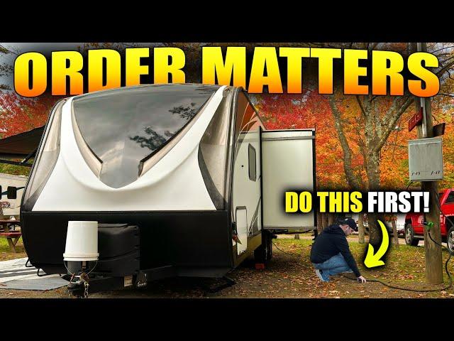 How to Set Up a Travel Trailer Correctly  Downloadable RV Setup Checklist for Beginners