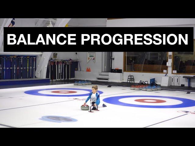 Curling Drills - Juniors: Balance Progression