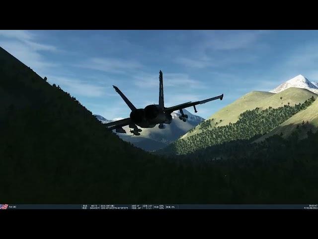 Top Gun: Maverick ( 2022 movie ) | Valley Sneaking | 捍衛戰士: 獨行俠 電影片段 山谷潛行 | DCS World