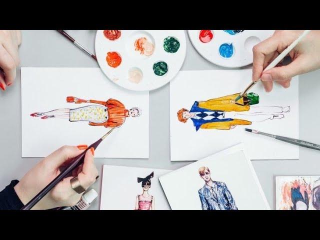 How do you draw like a fashion designer  // Can you be an illustrator without a degree