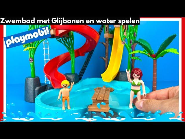 Playmobil Zwembad met Glijbaan | Family Toys Collector