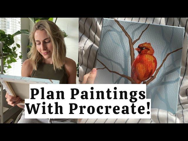 How To Plan Paintings With Procreate