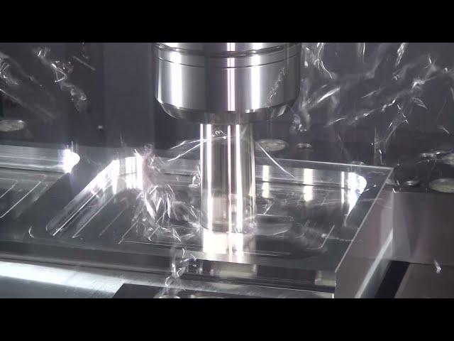 Demo of the Kyocera MEAS High Efficiency Milling Cutter for Aluminum Machining
