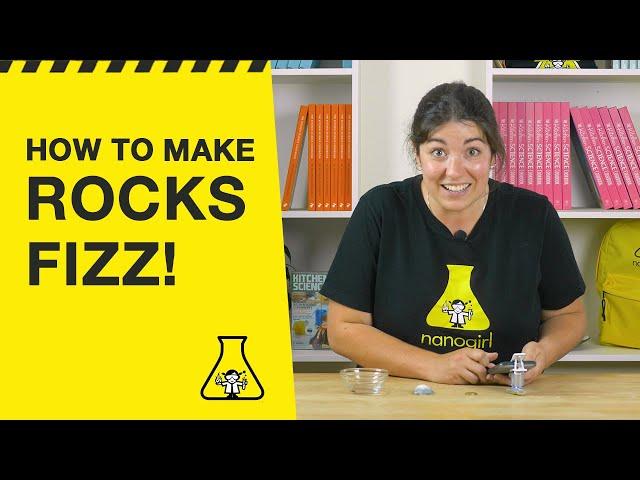 How to make rocks fizz! A simple science experiment for kids