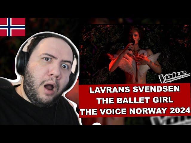 Lavrans Svendsen | The Ballet Girl (Aden Foyer) | LIVE | The Voice Norway 2024 |  NORWAY REACTION